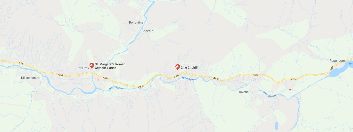 Google Map location for Cille Choirill